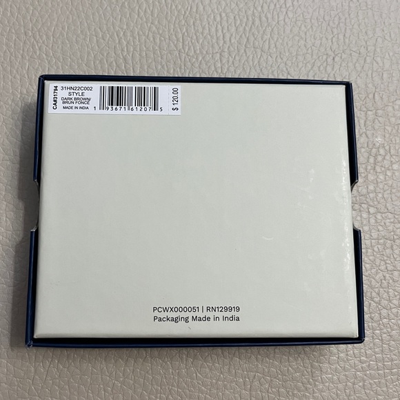 NWB - Cole Haan Men’s Leather Folding Wallet - Picture 10 of 11